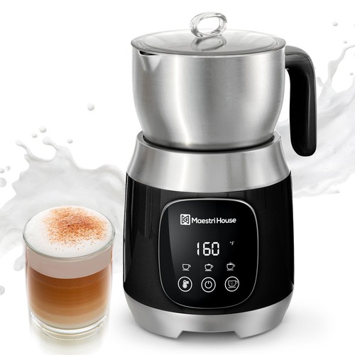 Dual milk frother steamer - frother,